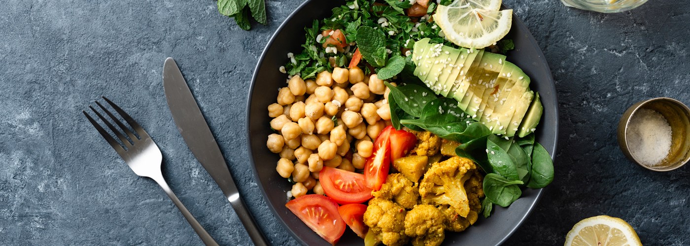 Vegan, vega and pasta