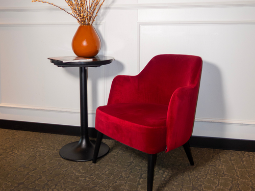 Velvet fauteuil
