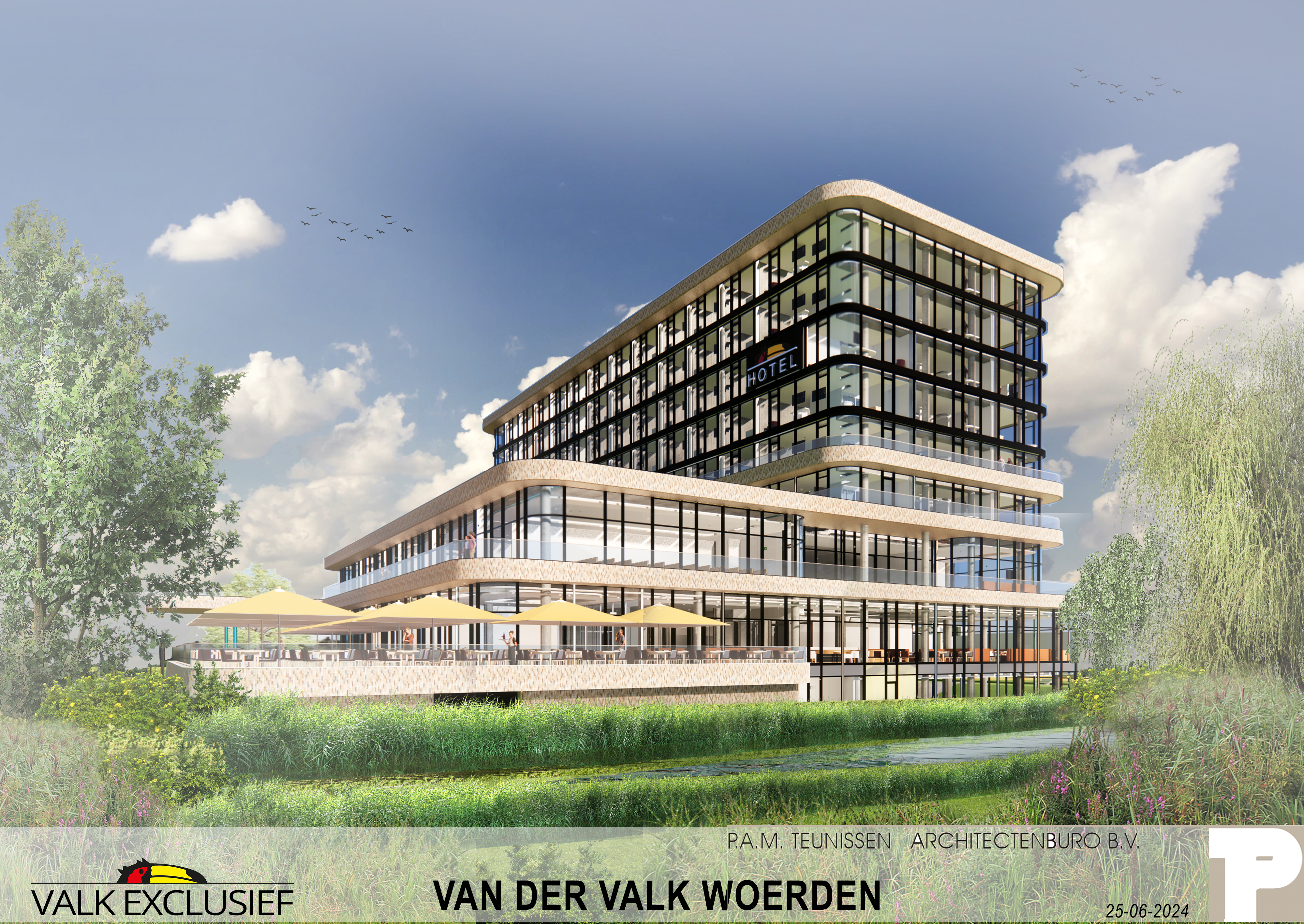 Hotel Van der Valk Woerden in aanbouw