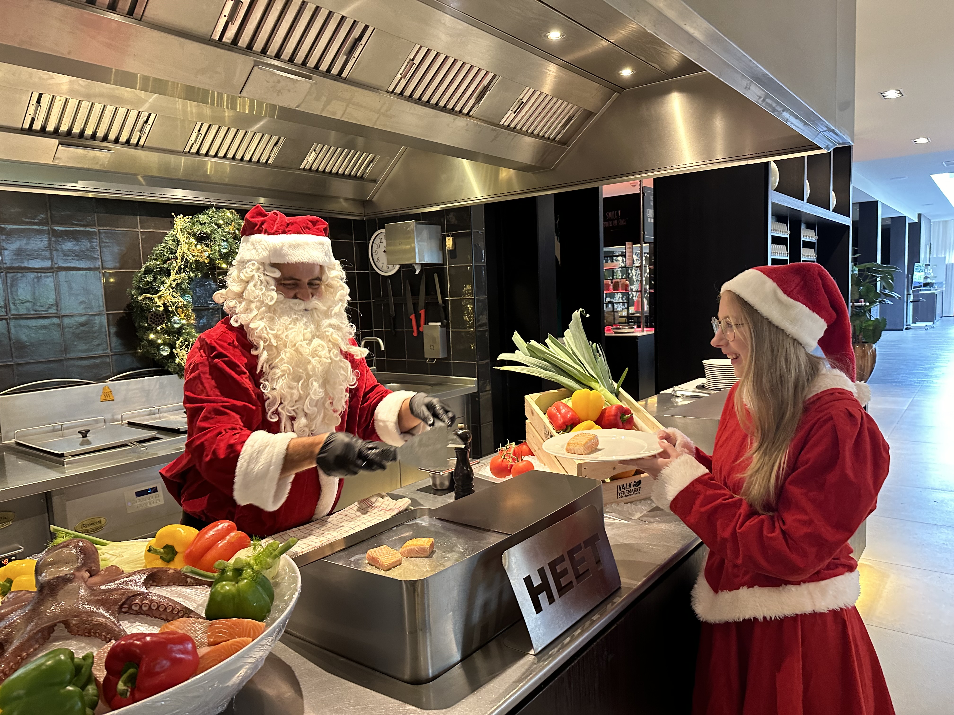 Kerstdiner Live Cooking