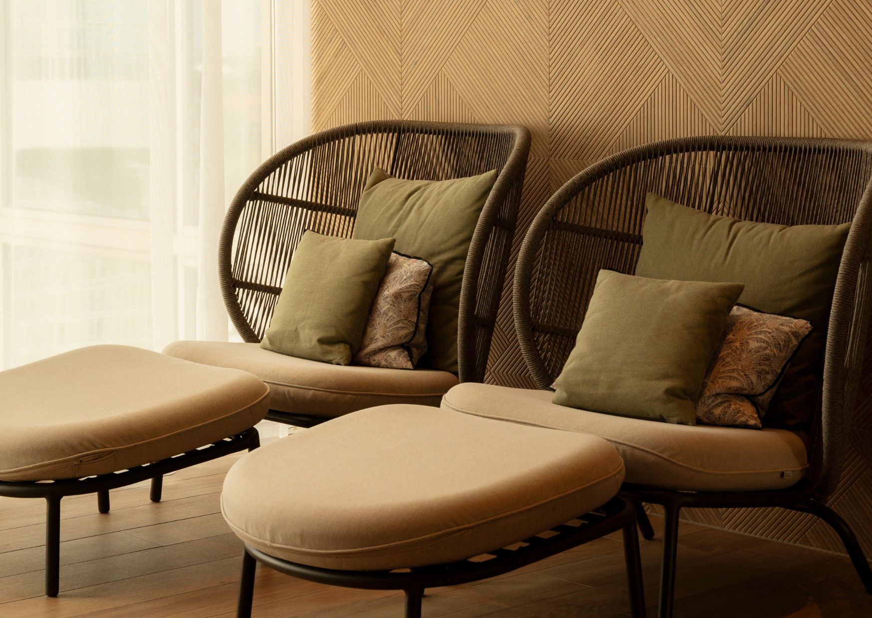 Relaxing stoelen