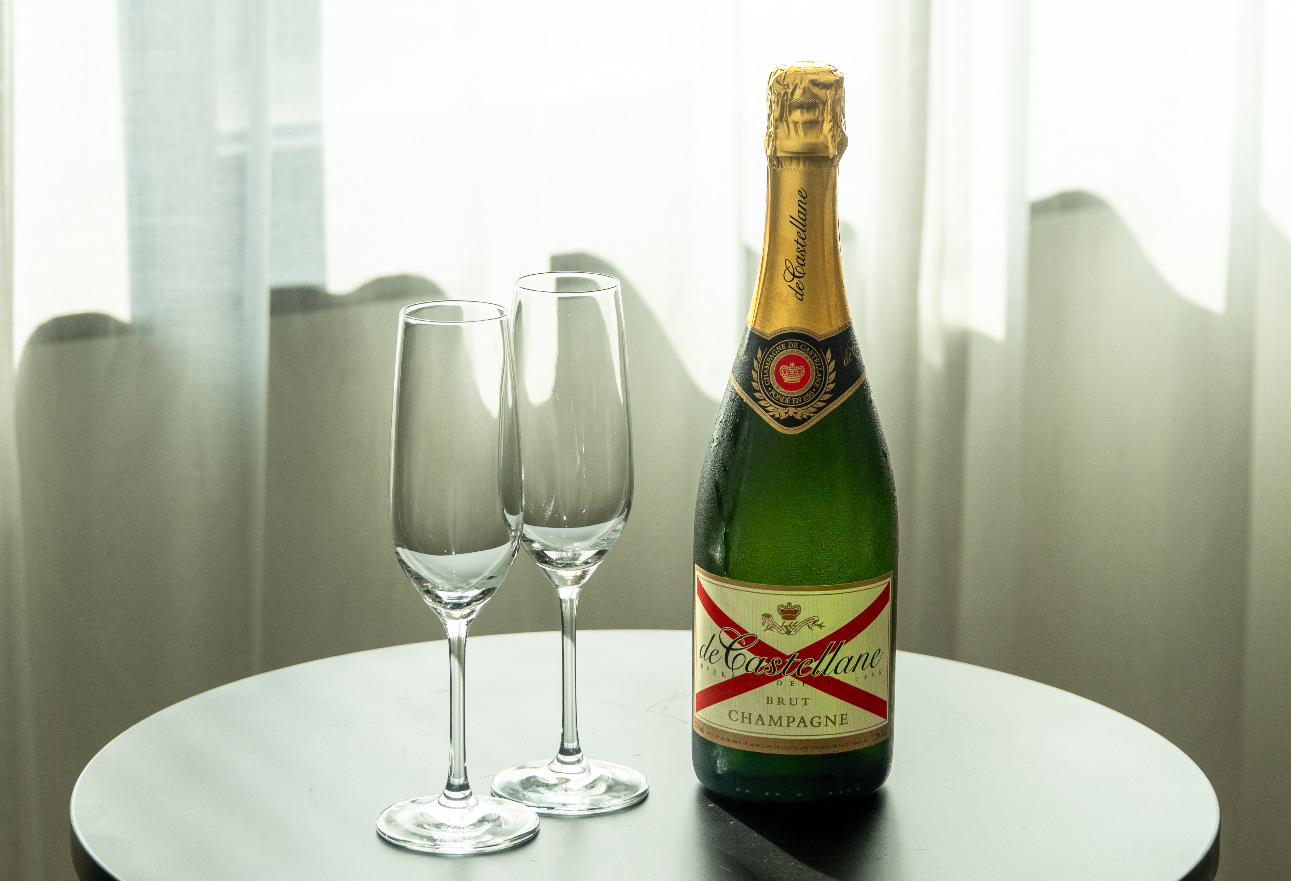 Bottle of Champagne De Castellane Brut