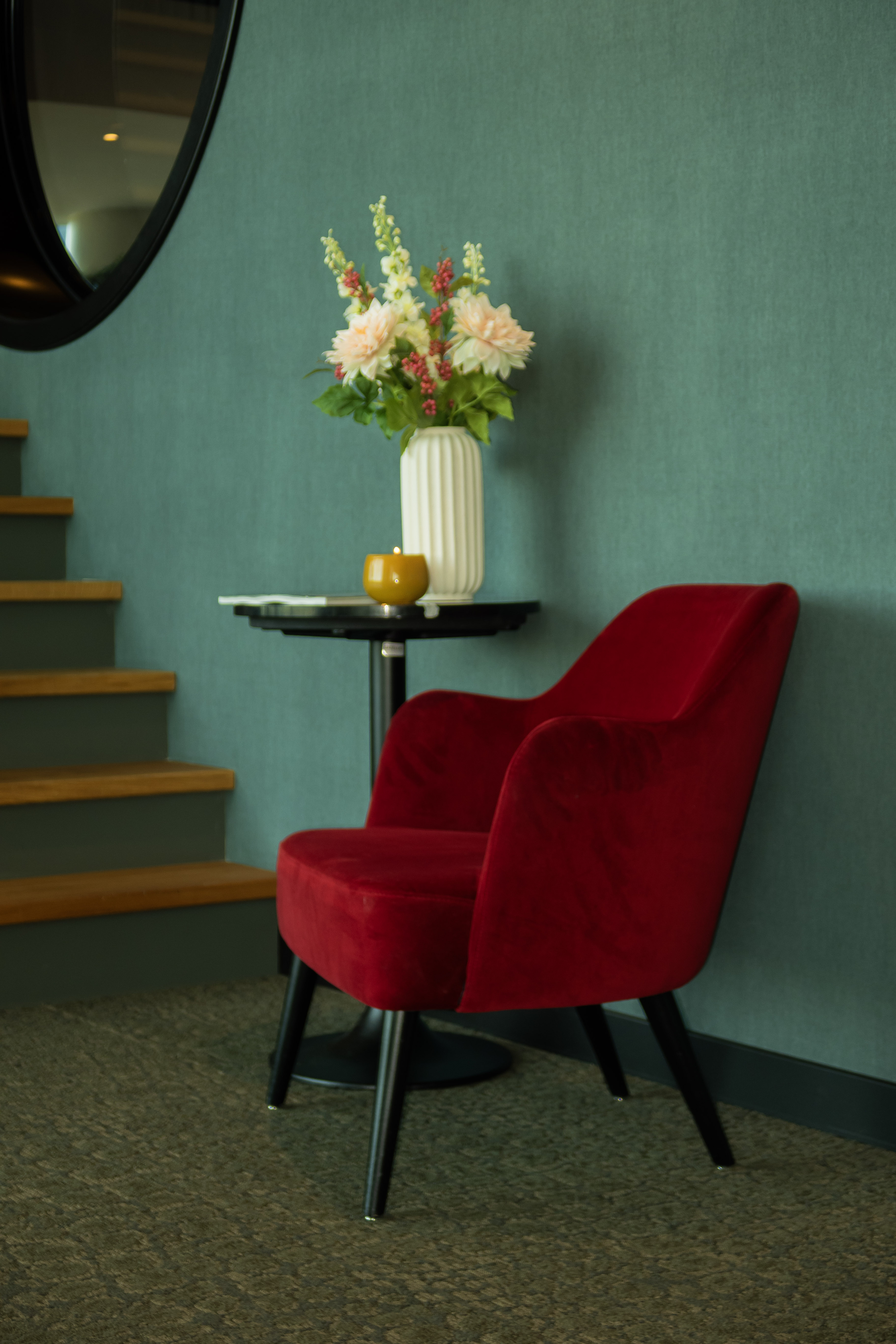 Velvet fauteuil