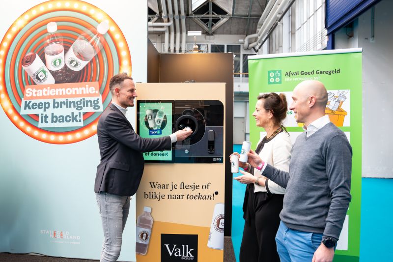 Eerste statiegeldmachine in de hotelsector