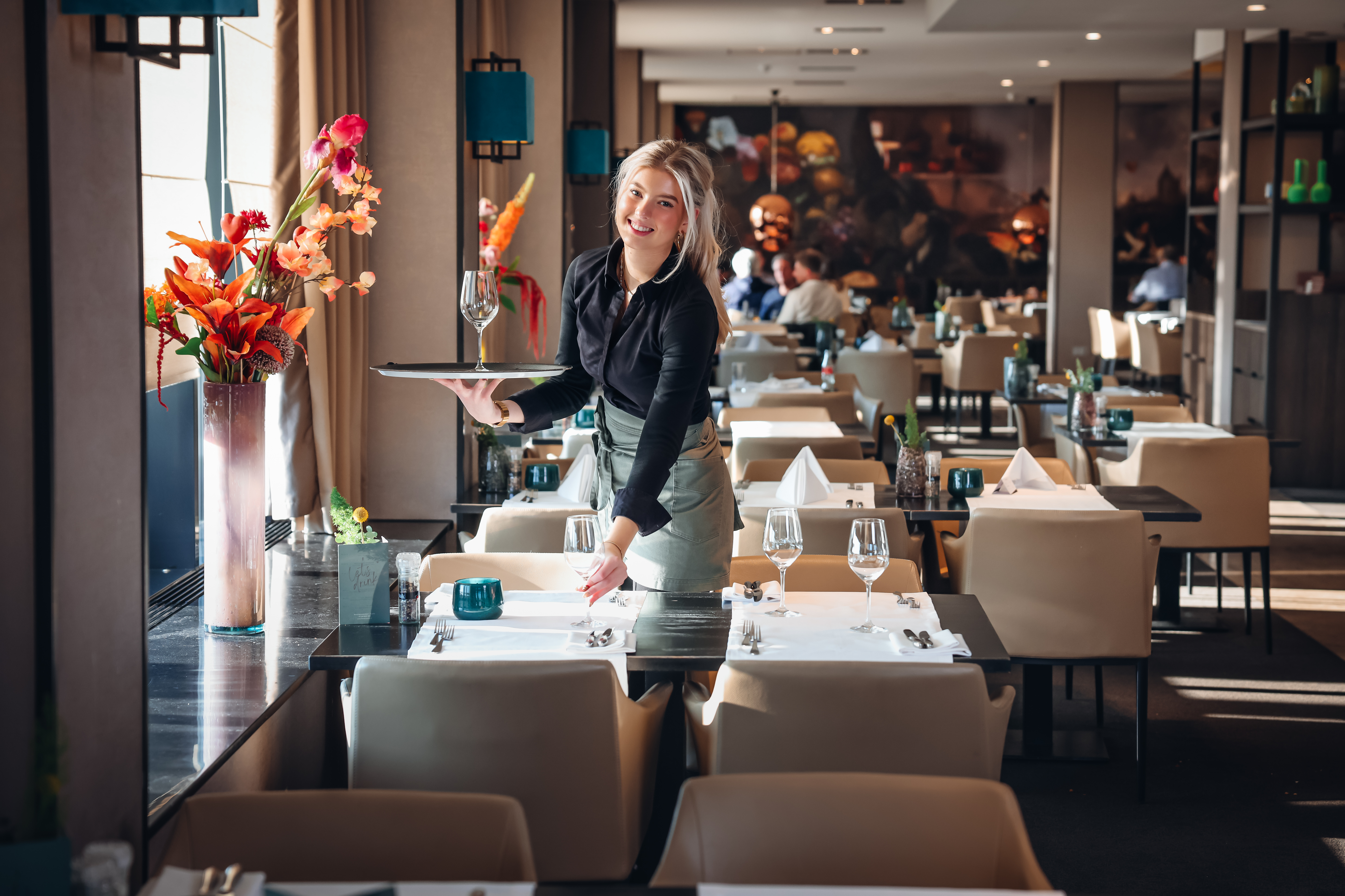 Uitgeserveerd diner in ons restaurant