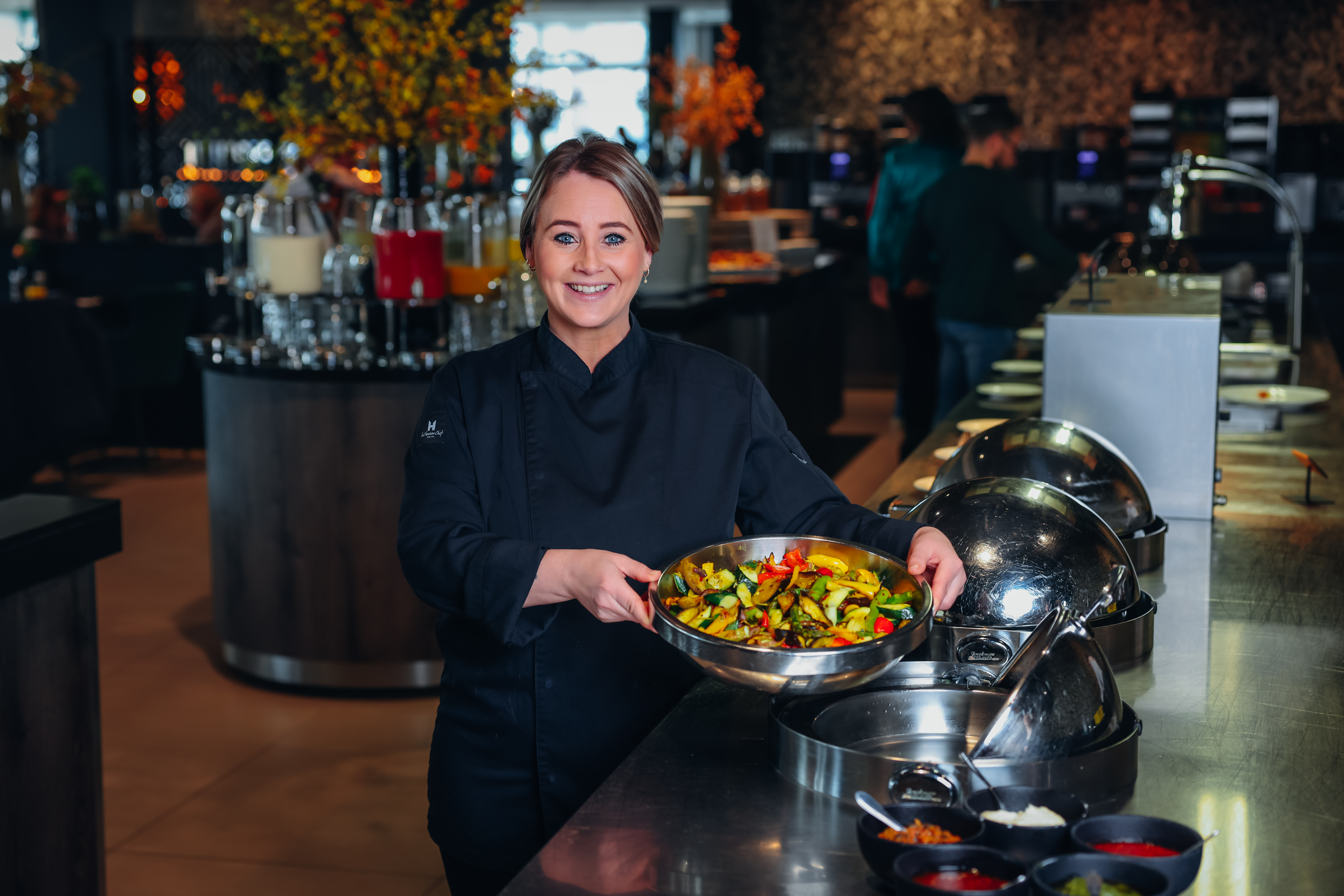 Uitgebreid buffet in ons restaurant