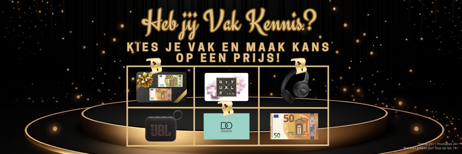 Elke dag in 2026 - Heb jij Vak Kennis? Kies je vak en maak kans op een prijs