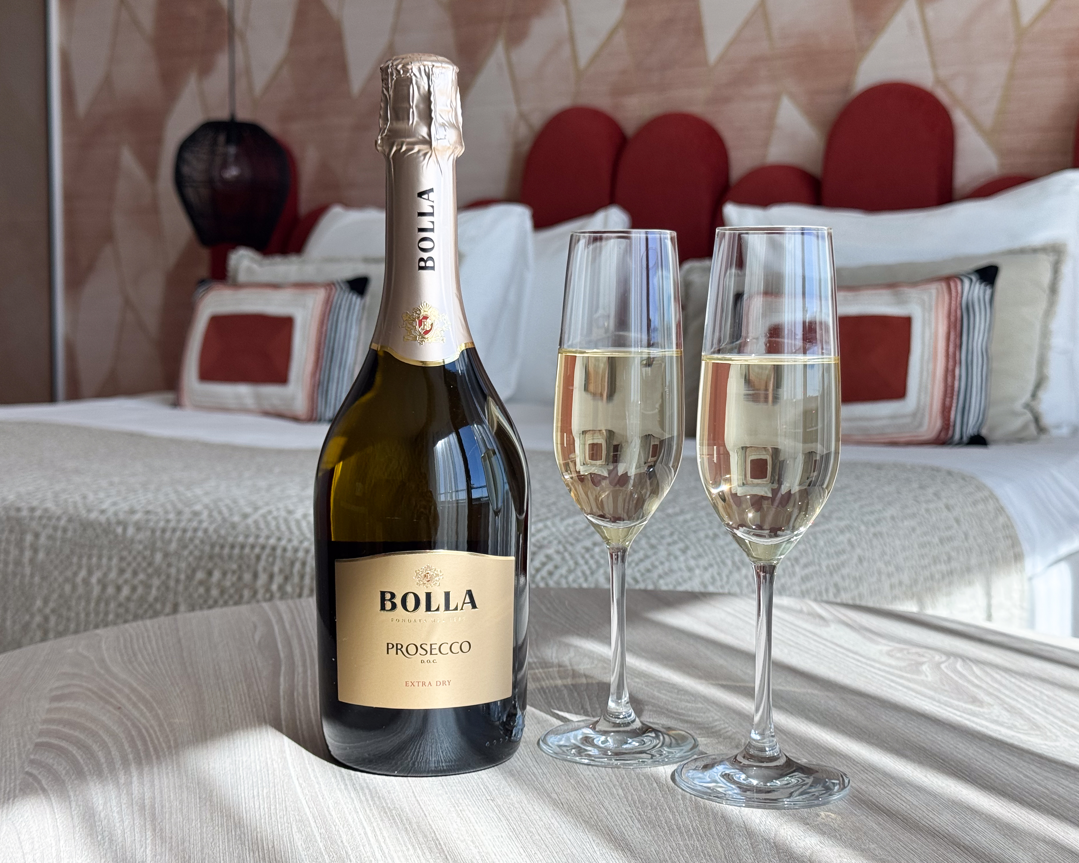 Bottle of prosecco