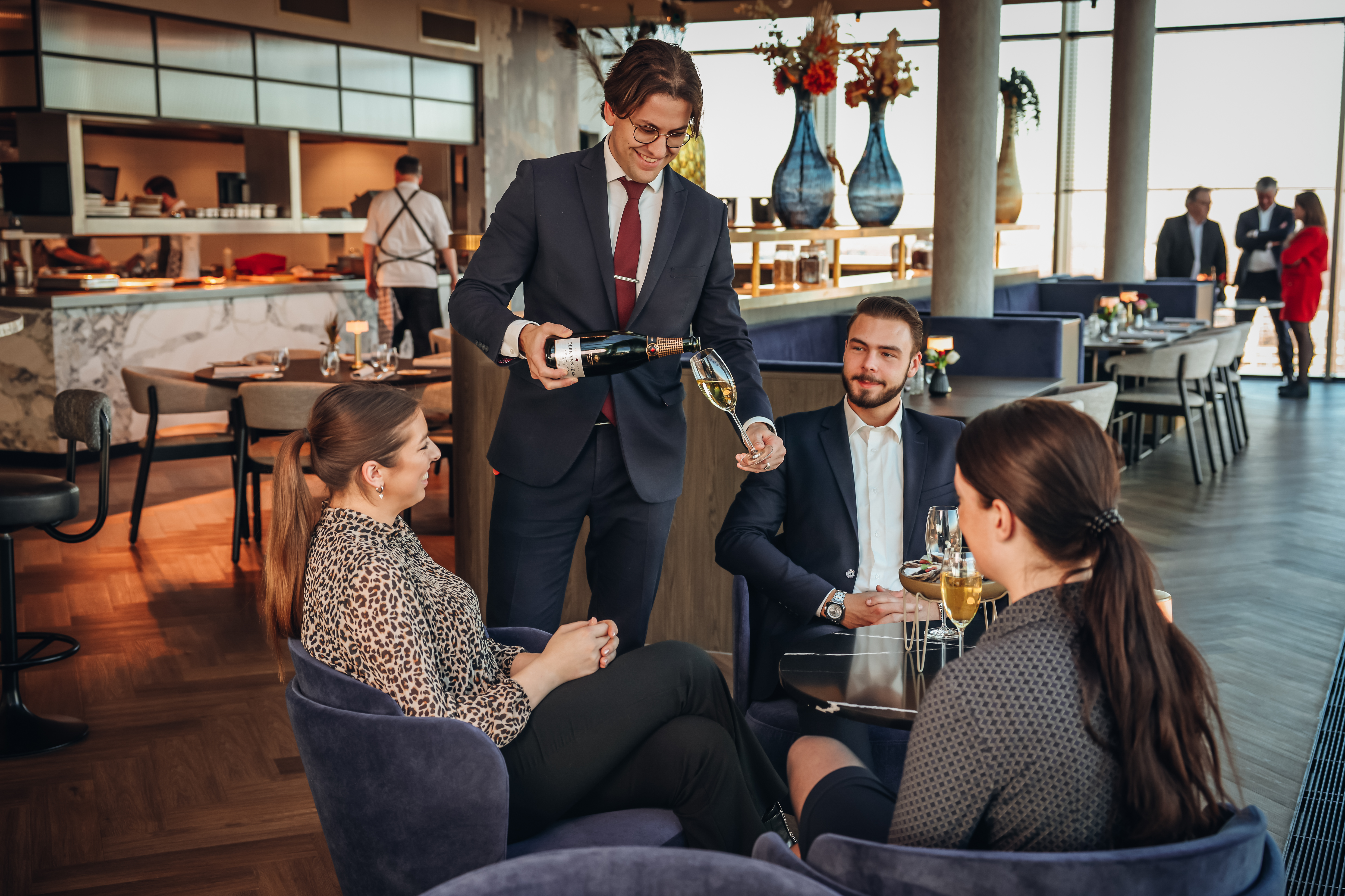 Rooftop assistent restaurantmanager