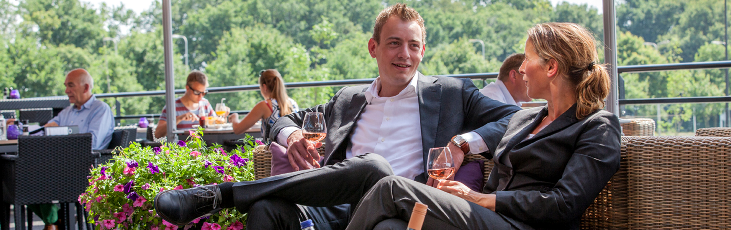 Heerlijk buiten op ons terras