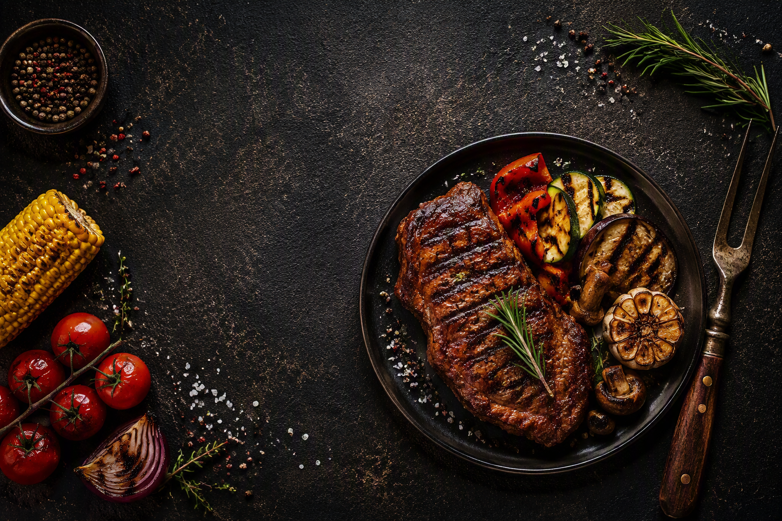 Lunchkaart - Grillgerechten