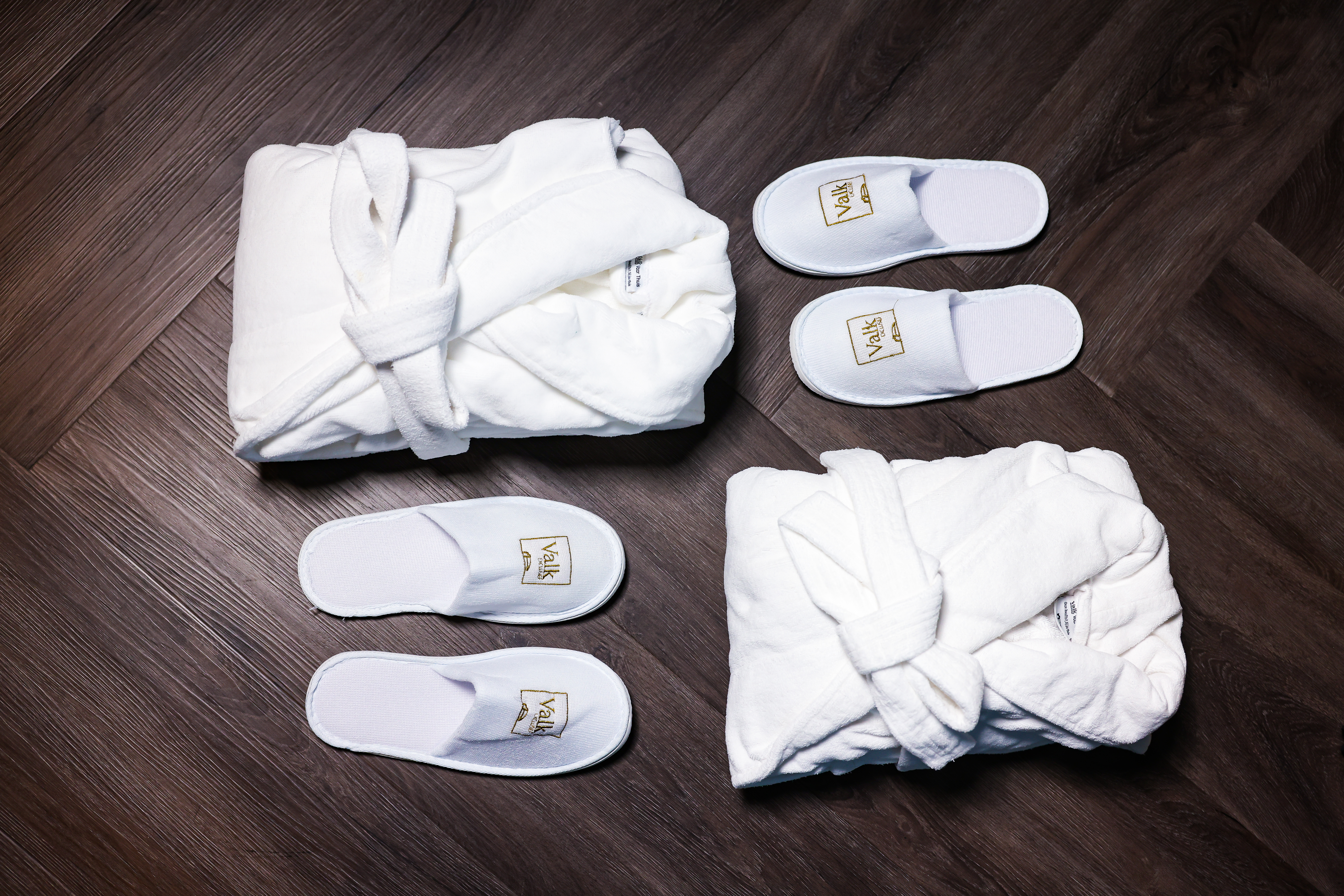 Badjas en slippers