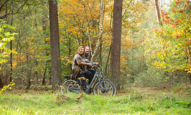 Fietsen door de natuur