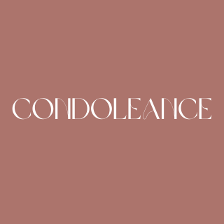 Condoleance