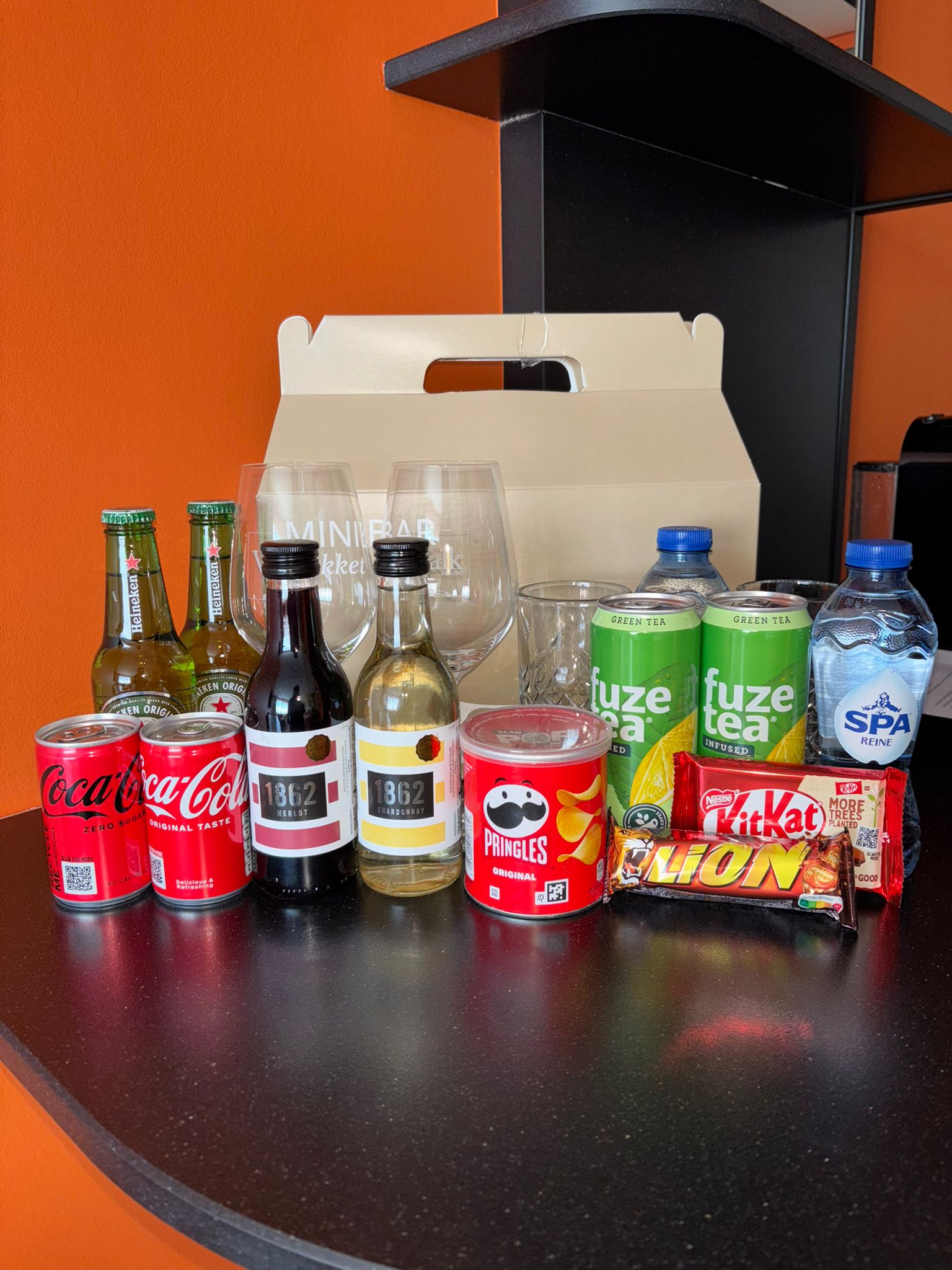 Minibar package €17.50