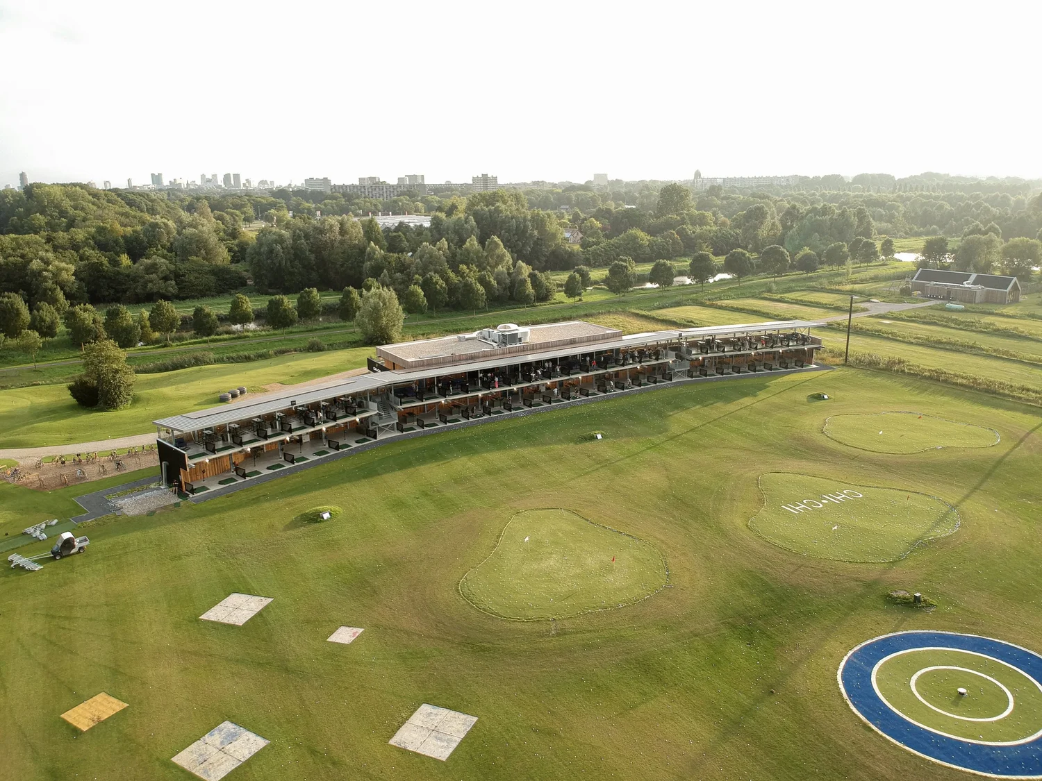 The golf venue