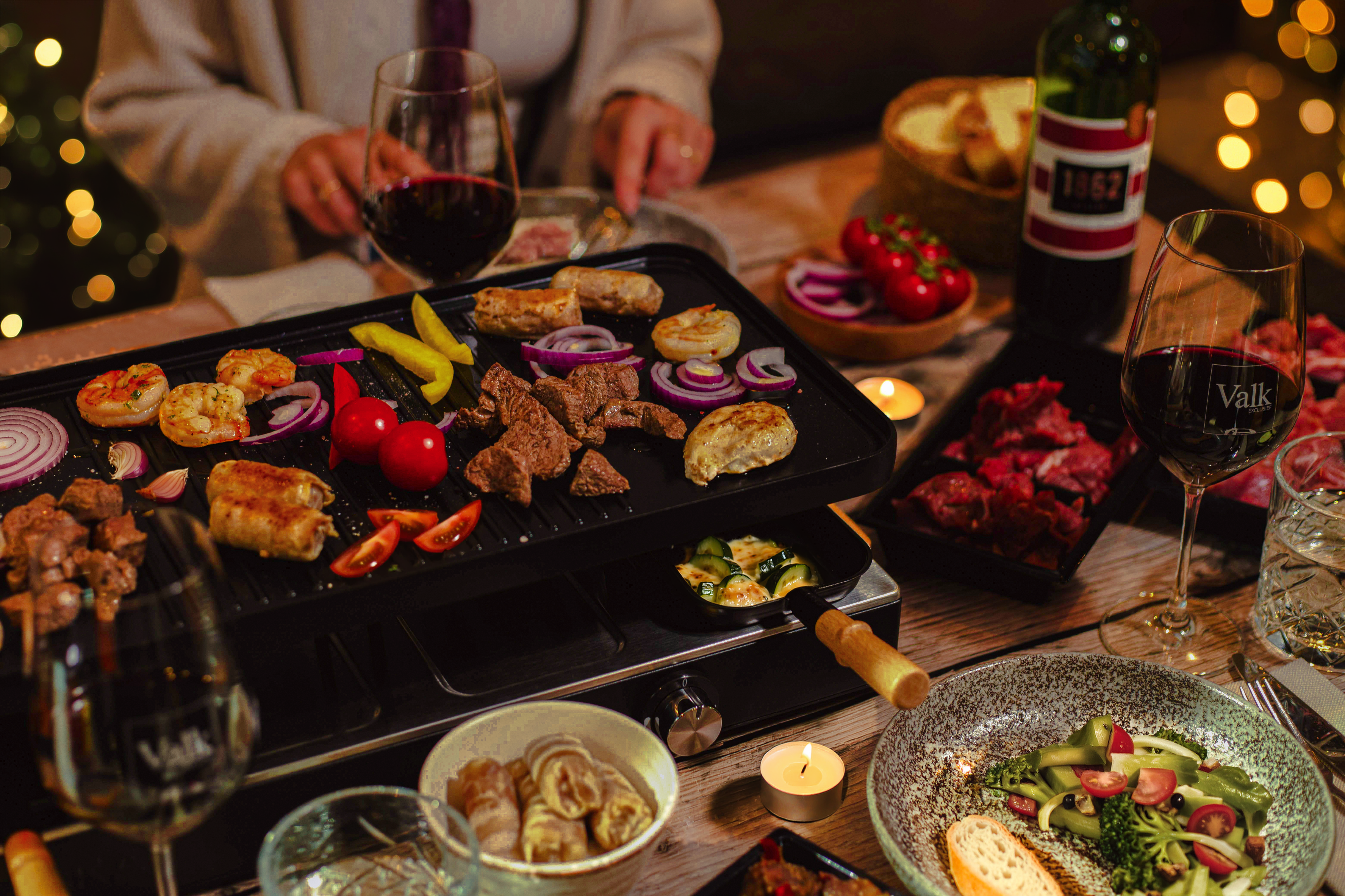 Gourmetten met kerst