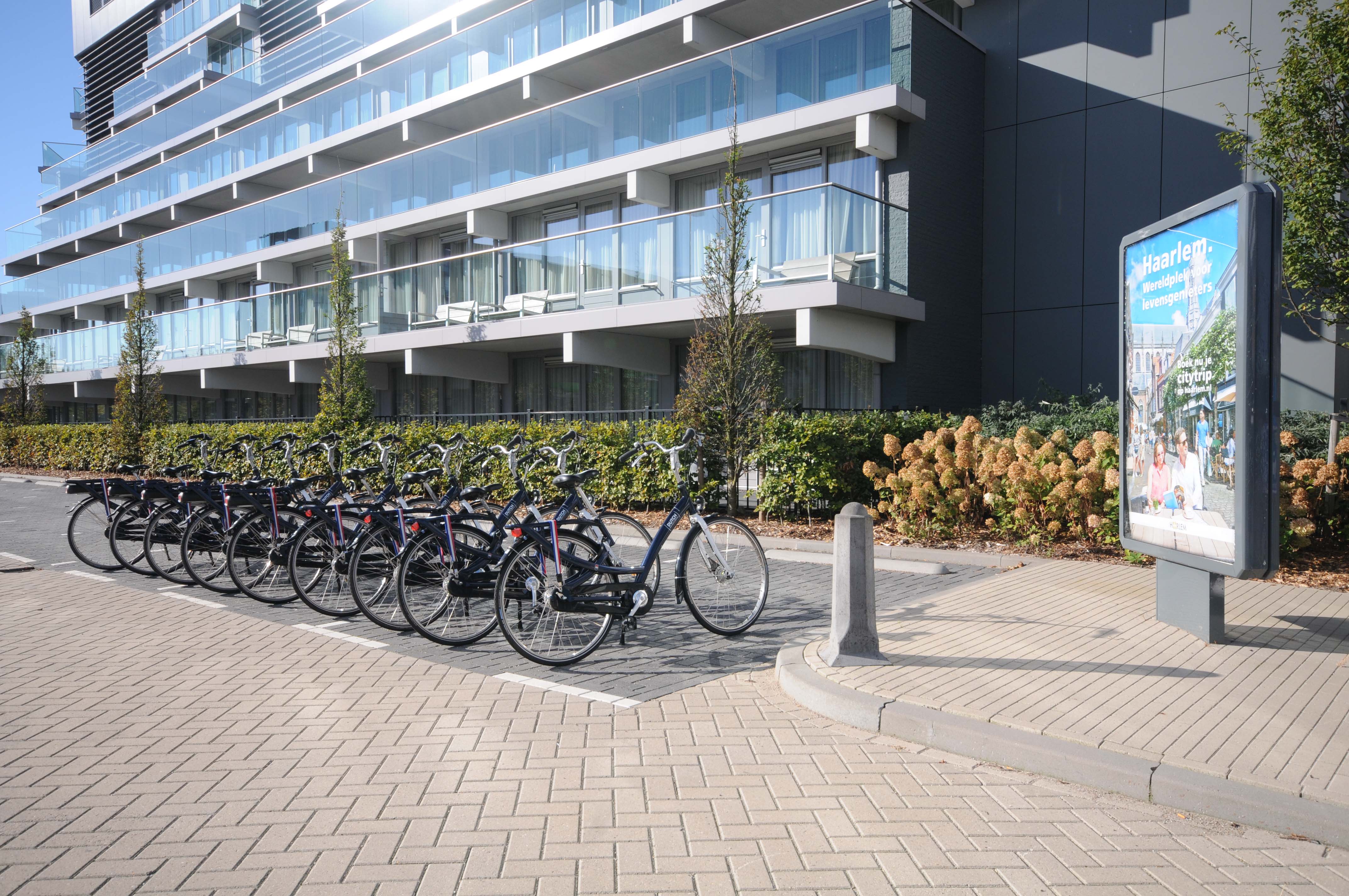 Überdachter und abgeschlossener Fahrradstellplatz