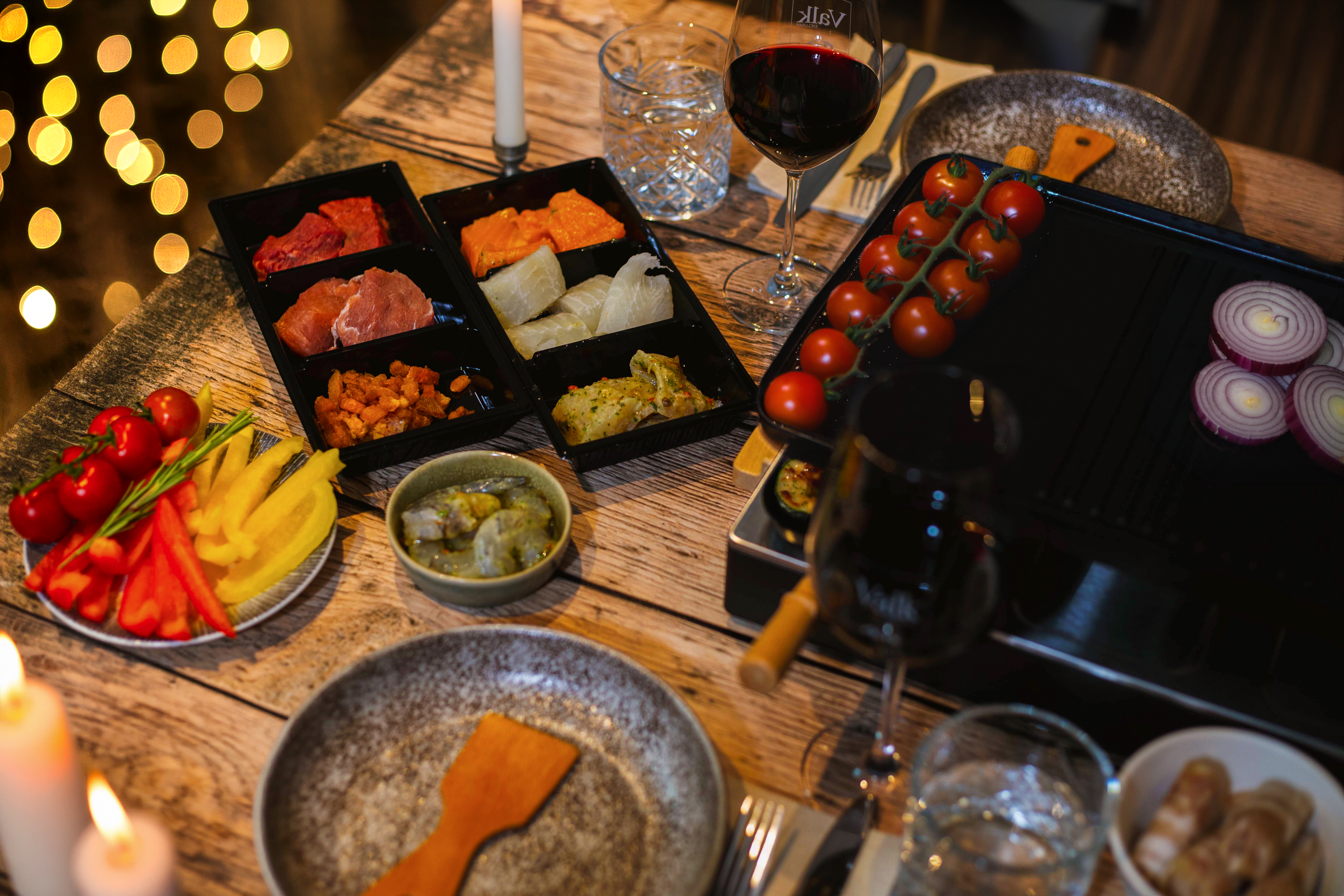 Gourmetten met kerst