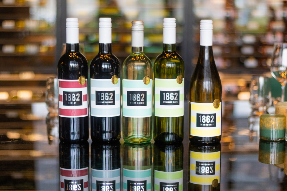 1862 fles huiswijn
