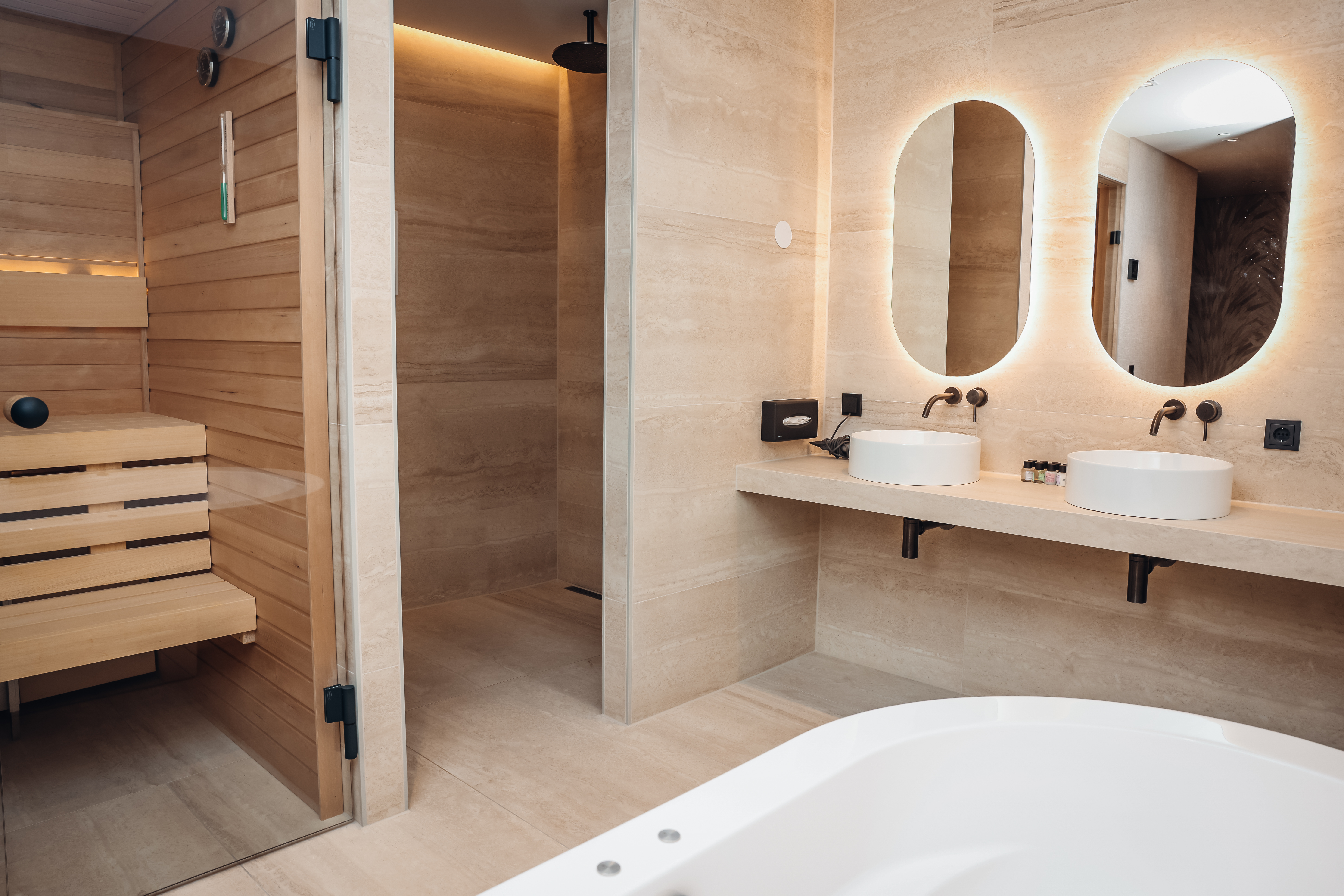 Suites met privé sauna
