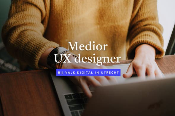 Medior UX designer Medior UX designer